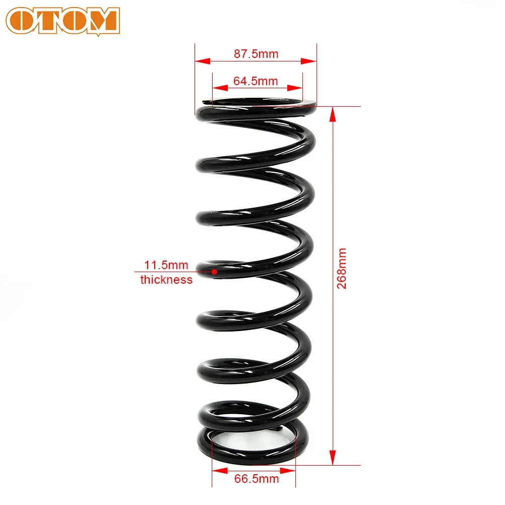 OTOM Motocross 268mm Rear Shock Spring Suspension Spring For KAWASAKI KX250F KX450F 10-18 Dirt Bike Shock Absorber Spring