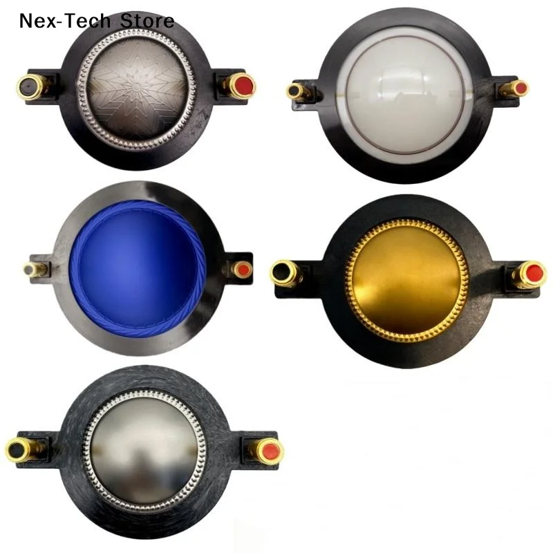 [NT] 1 Pieza Membranas de Bobina de Voz para Tweeter, Diafragmas de Película de Titanio para Mejorar el Rendimiento de Altavoces de Bocina 44.4mm[NT]