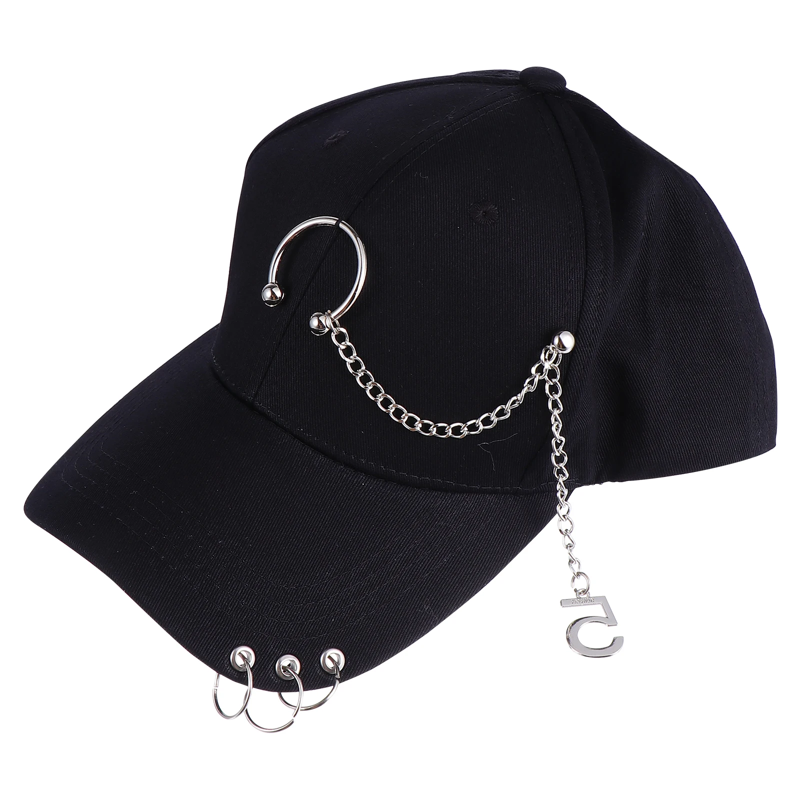 

Adjustable Metal Baseball Cap For Women Girls Outdoor Sports Uv Protection Durable Soft Sweat Absorbing Wide Brim Hat Cycling