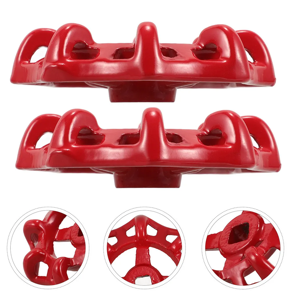 2Pcs Cast Iron Handwheel 57Cm Od for Hose Valves Water Control Valves Heavy Duty Thickened Iron Construction Corrosion Resistant