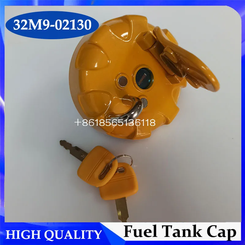 Excavator Parts R-9 R140-9 R210-9 R215-9 Diesel Fuel Tank Cap 32M9-02130 32M902130