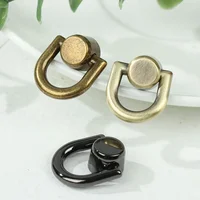 4Pcs Metal Bag Rivet Nail Buckle Studs Button Handbag Belt Hanger Leather Craft Luggage Bag Buckle Tong Snap Hardware Accessorie 4