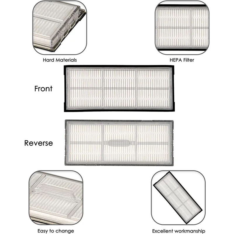 Substituição do filtro Hepa para xiaomi roborock s8 pro ultra s8 + s7 + s7 + s7 maxv ultra aspirador peças sobressalentes