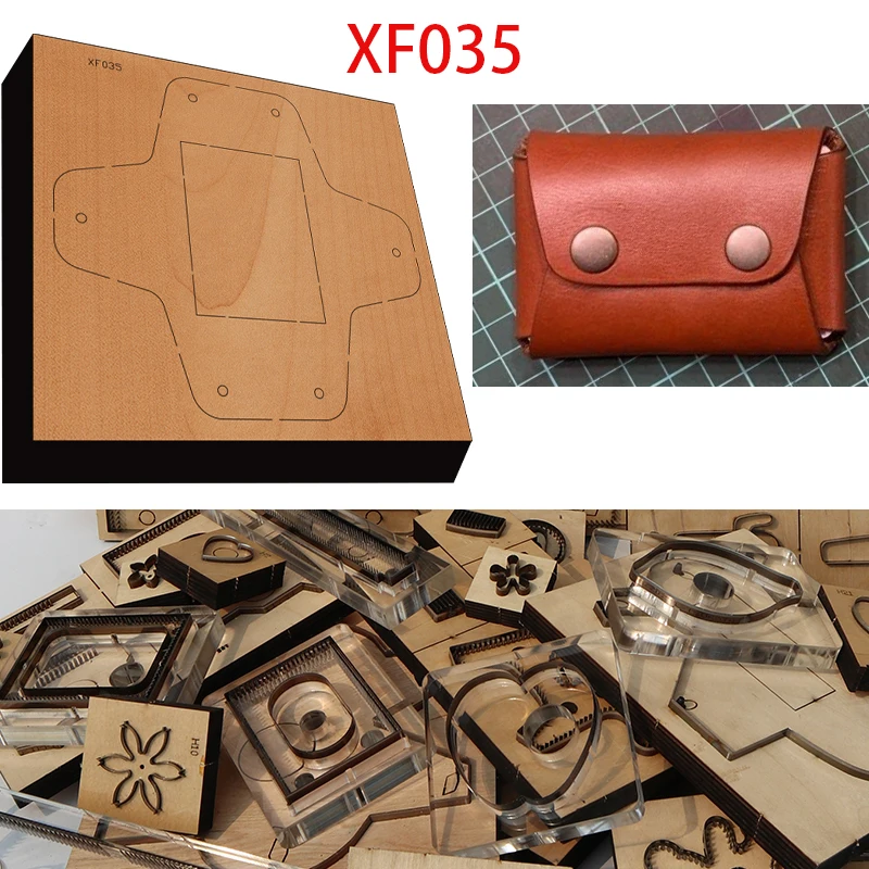 New Japan Steel Blade Wooden Die Envelope Card PackageWallet Leather Craft Punch Hand Tool Cut Knife Mould XF035