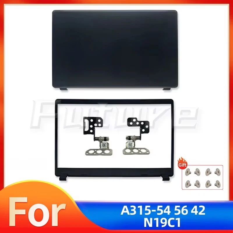 

Новый чехол для Aspire 3 A315-42 A315-42G A315-54 54K A315-56 N19C1, задняя крышка ЖК-дисплея, передняя панель, петли, черный