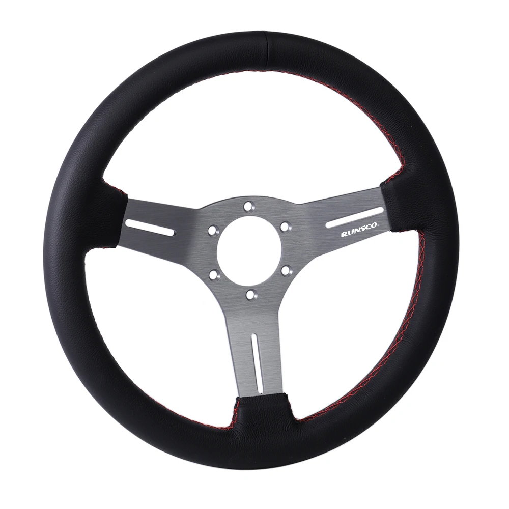13Inch Sport Steering wheel Drift Simulation Racing Game Steering Wheel Universal 70mm PCD