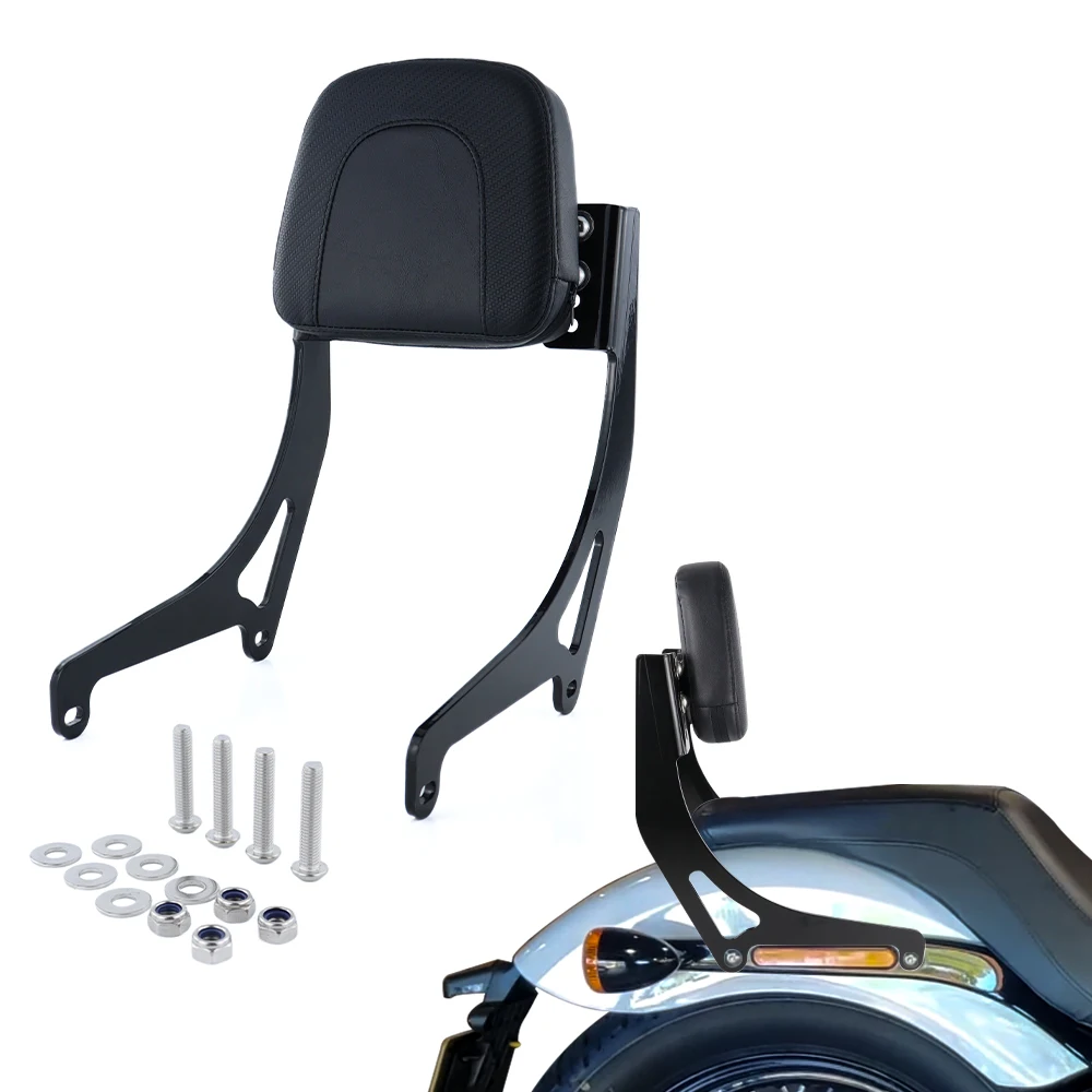 

Motorcycle Passenger Sissy Bar Backrest with Cushion Pad Softail Street Bob (FXBB) 2018-2020 114 (FXBBS) For Harley Davidson
