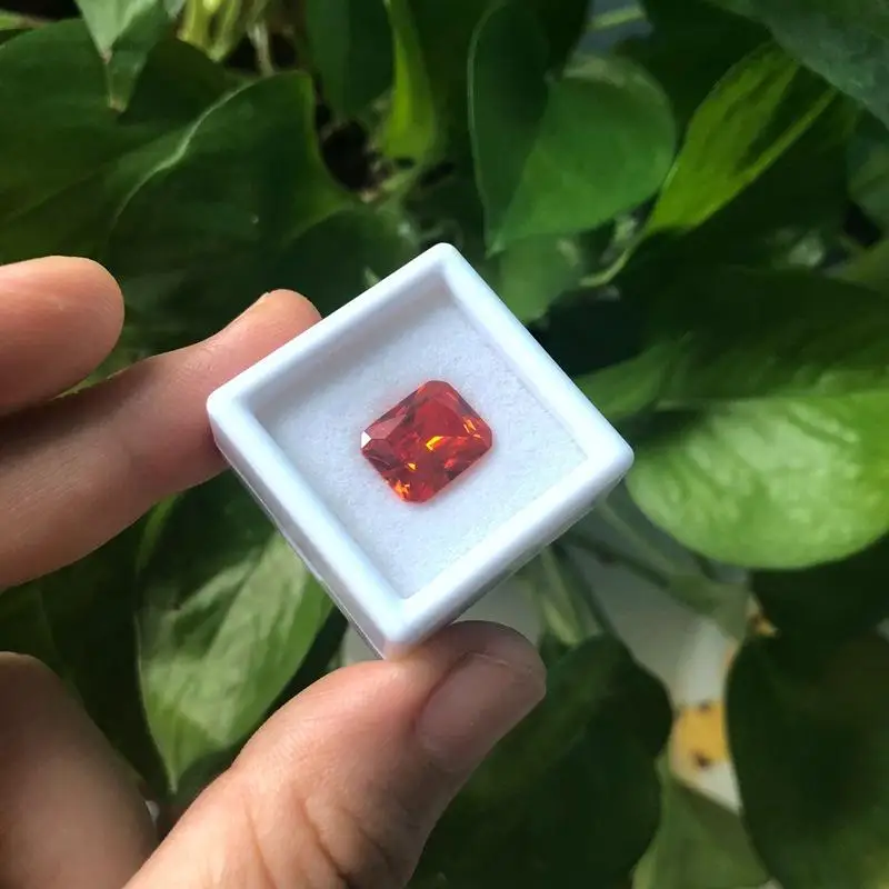 Protective Gemstone Diamond Jewellery Display Storage Transparent Box Glass Lid Case Earrings Gem Stone Holder Organizer 20Pcs