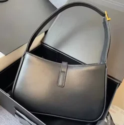 Bolso de hombro minimalista con logotipo de diseño alto para mujer, bolso de axilas de moda, versátil, de gran capacidad, de calidad