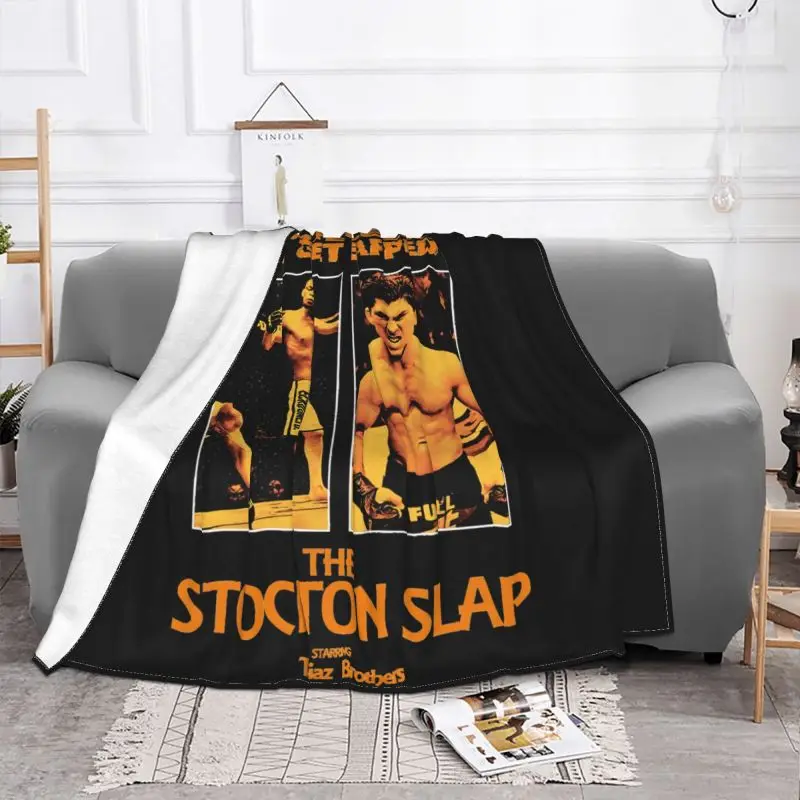 Nick Diaz, Nate Diaz - The Stockton Slap 26 Blanket Velvet Comfort Lightweight Bedding Supply Sofa Decorative