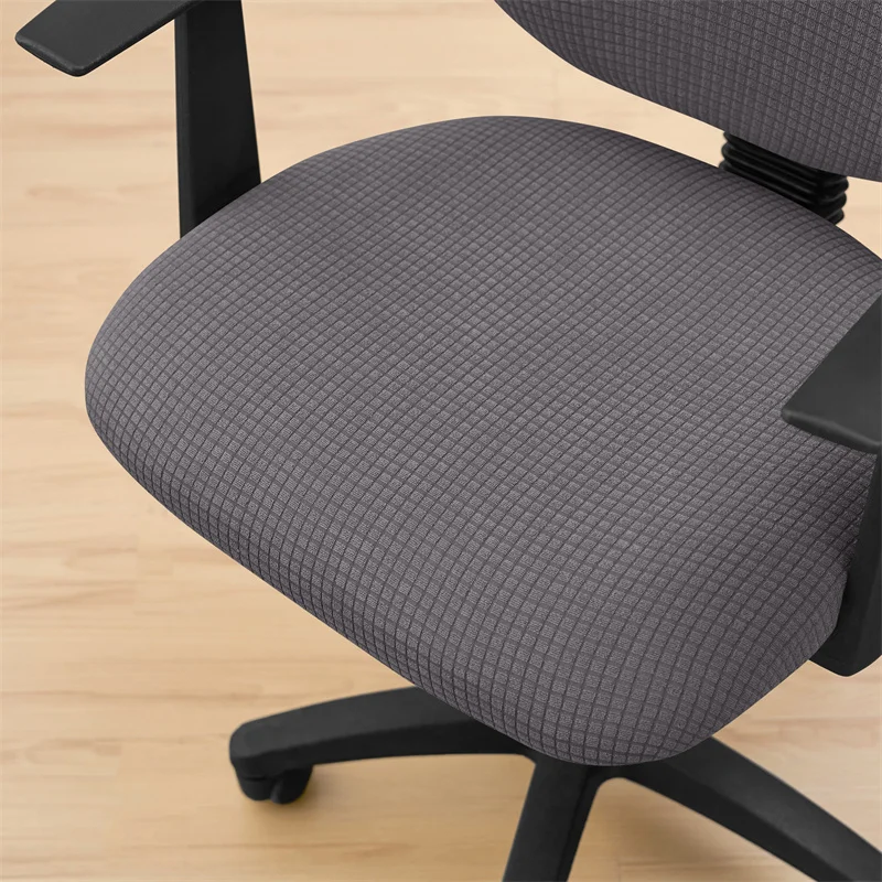 2 teile/satz Wasser Abweisend Büro Stuhl Abdeckung Polar Fleece Stretch Computer Stuhl Schonbezüge Rotierenden Gaming Sitz Abdeckung Schutz – Detail 5