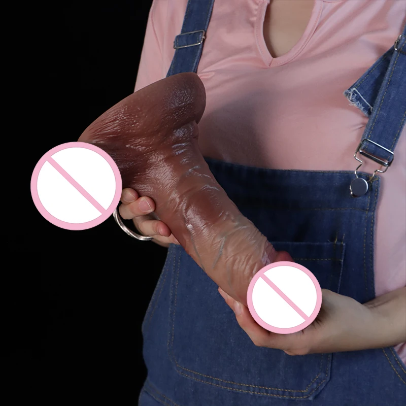 Soft Sexy Huge Dildo 4 Size Super Realistic Penis Female Masturbator Silicone Suction Cup Dildos for Women Big Dick Skin Feeling