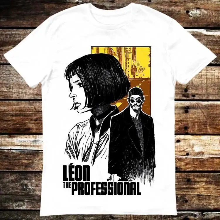Leon: Professional Killer Poster Matilda T-shirt Fun T-shirt Women's T-shirt Retro Four Seasons Suitable Unisex T-shirt
