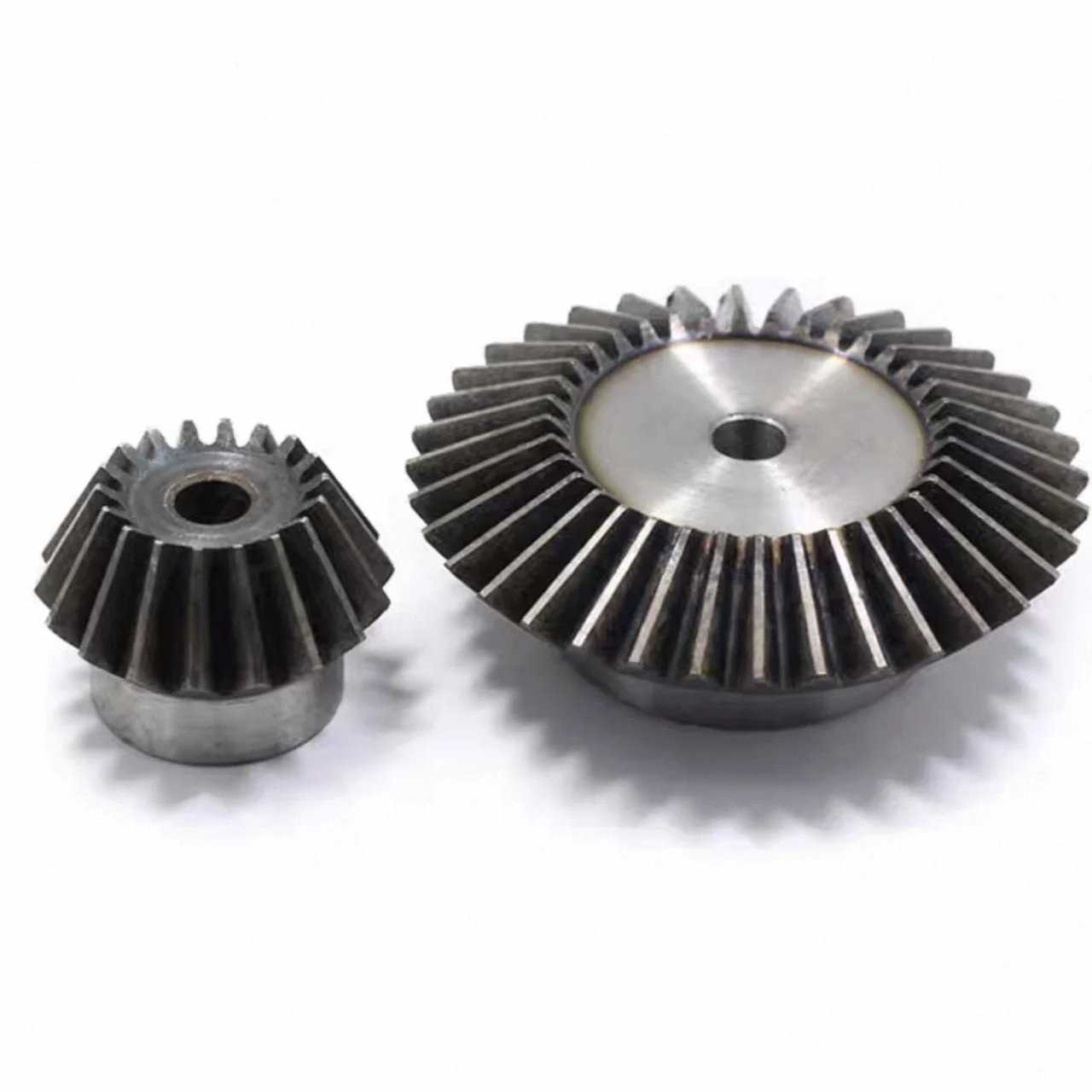 1:1.5 Precision Bevel Gear Set 0.8M 1M 1.2M 1.5M 1.7M 20/30 Teeth 90-Degree Drive Process Hole for Machine Tools