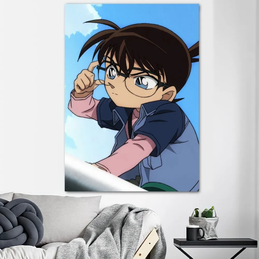 Detektyw Conan plakat Anime drukuje naklejki ścienne zdjęcia dekoracja domu salonu