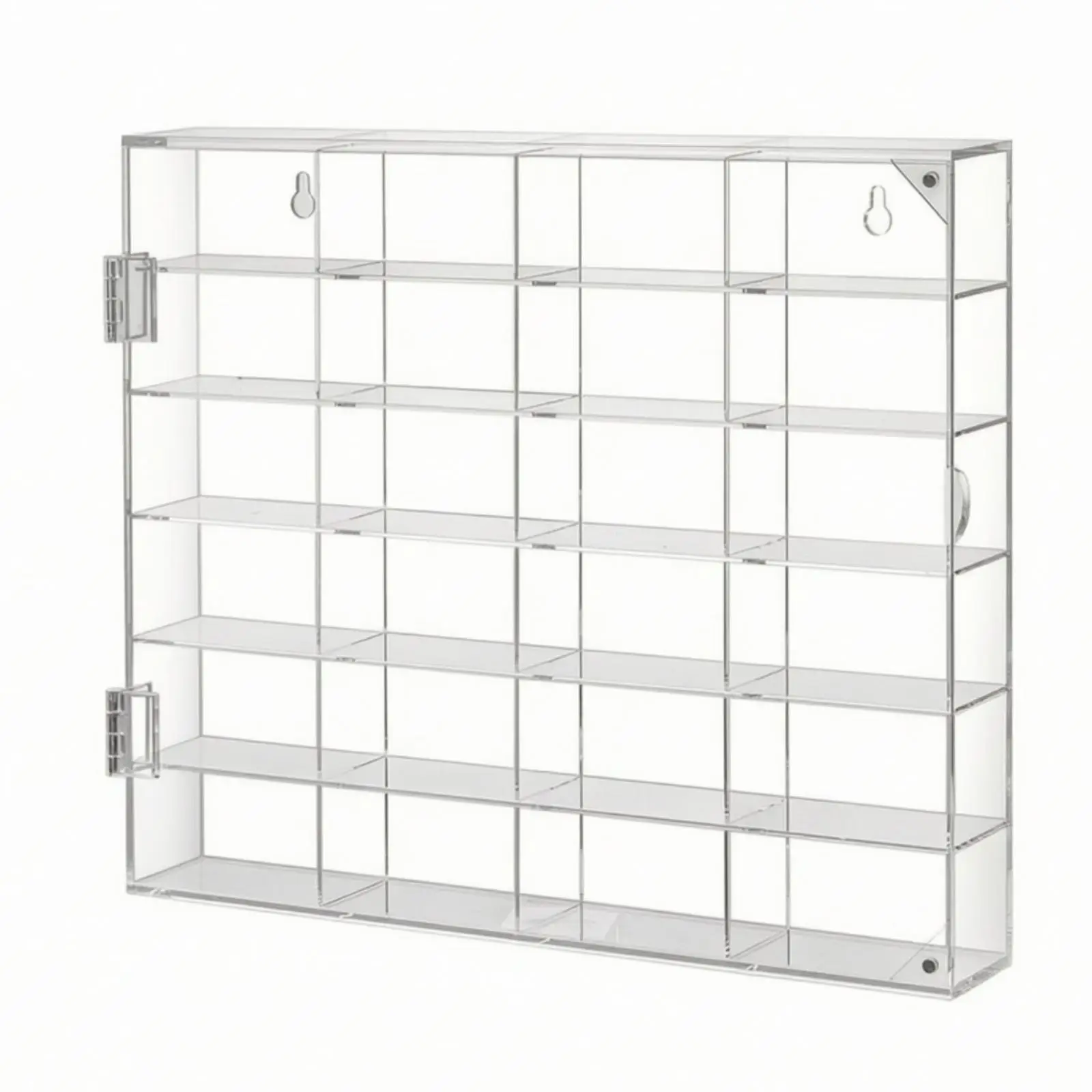 Dustproof Acrylic Display Case for 1 64 Scale Car Models with Individual Compartments Clear Showcase for Hobby Collection and