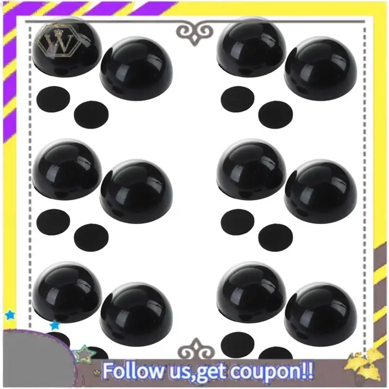 

AU33-12 Pcs Laptop Notebook Black Antiskid Cool Ball Cooler Stand Pad