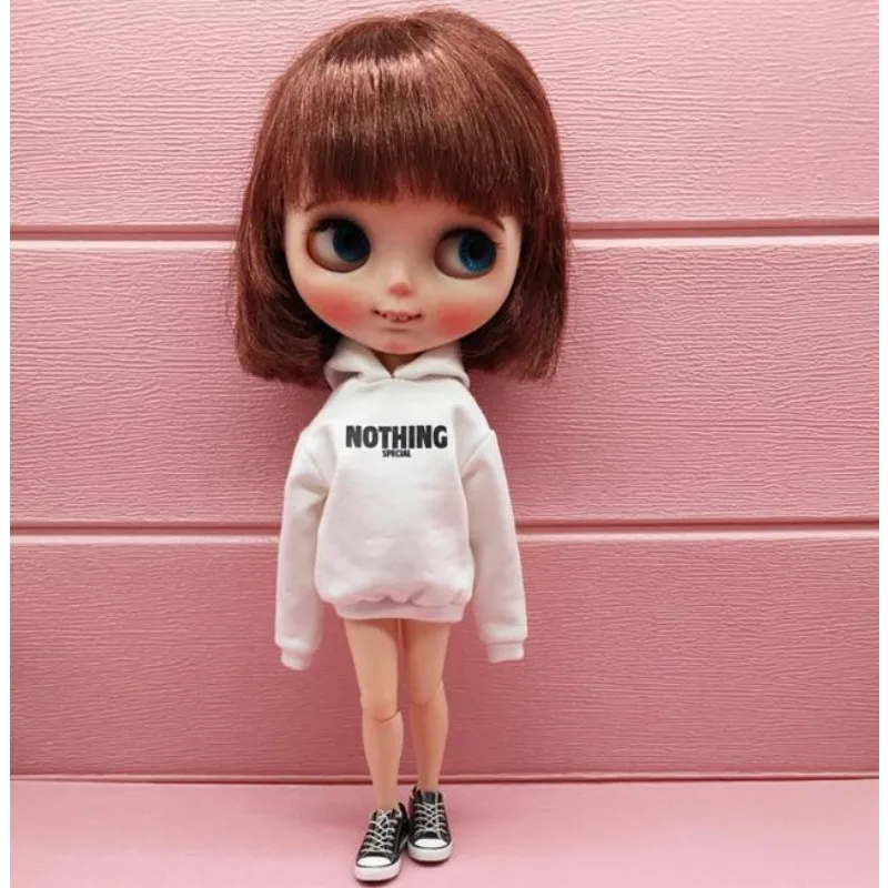 BBIKG341 New styles Customized Doll pink clothes tshirt hoodies pants for your bb fr ob24 ob27 pp liccaa blythee dolls