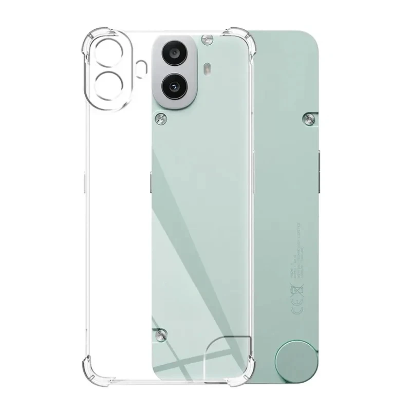 For Nothing CMF Phone 1 Case Crystal Shell Soft Silicone Phone Cases For Nothing CMFPhone1 Phone1 Clear Shockproof Airbag Capa