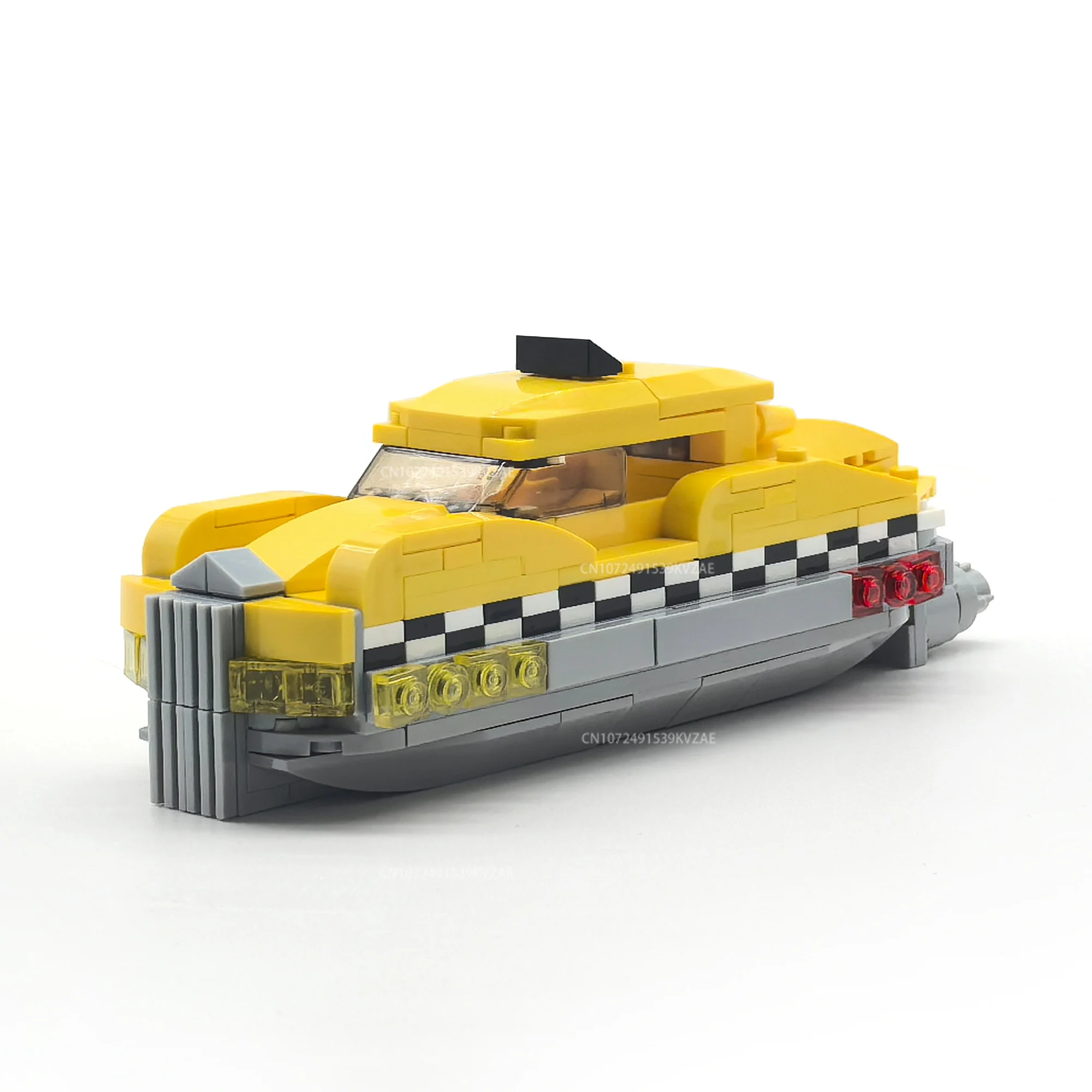 MOC 5th Element Floating Police Taxi Car Building Block Set Speed Champion Technical Vehicle Cars Aldult Bricks Toys Gifts