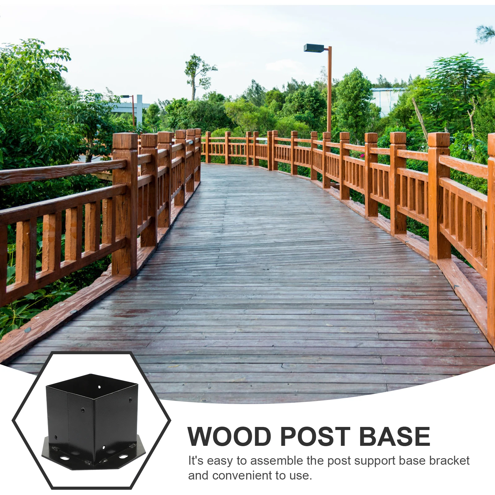 

4x4 Post Support Base FenceBracket IronAnchor 4X4 Square Wraps For Porch Post Sleeve SquarePorch Handrails