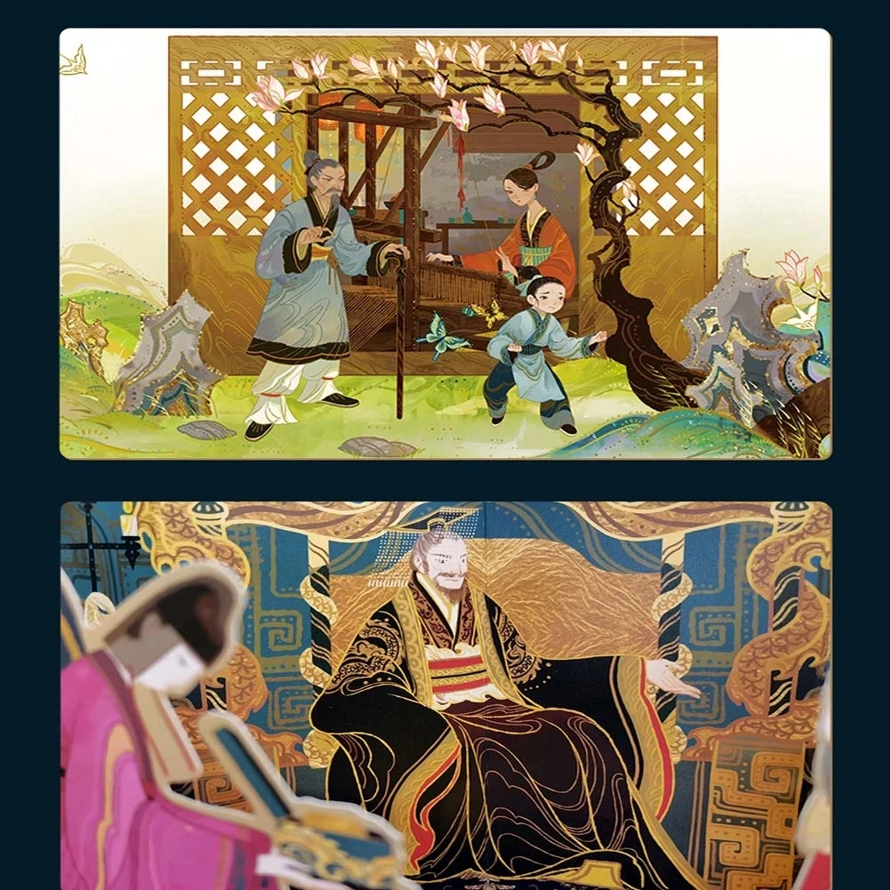 Versione cinese storia cinese Brave Female Warrior Mulan 3D Pop-up Book 1 libro