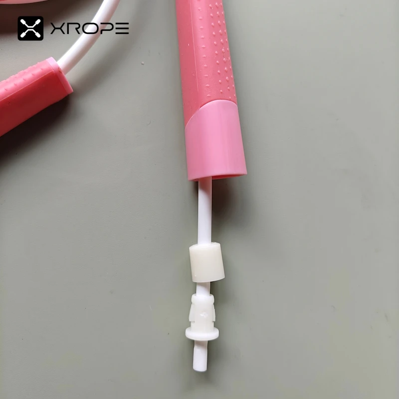4.8mm to 3.5mm rope diameter change TPU material low air resistance anti slid rubber coat jump skip rope crossfit skipping