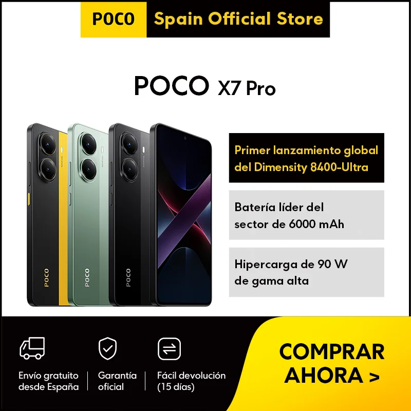 Official | Little X7 Pro, global first release of 8400-Ultra dimension, industry leading 6000 mAh battery, high-end 90 W hypercharge