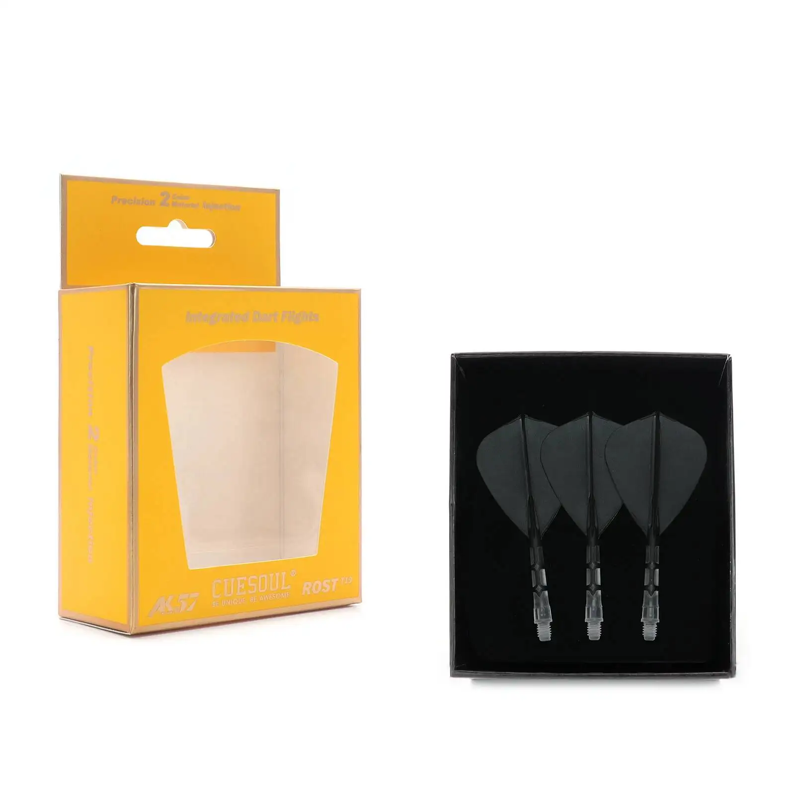 عمود رمي السهام المتكامل من CUESOUL ROST T19 وشكل طائرة ورقية للطيران، 3 قطع من ملحقات السهام #6