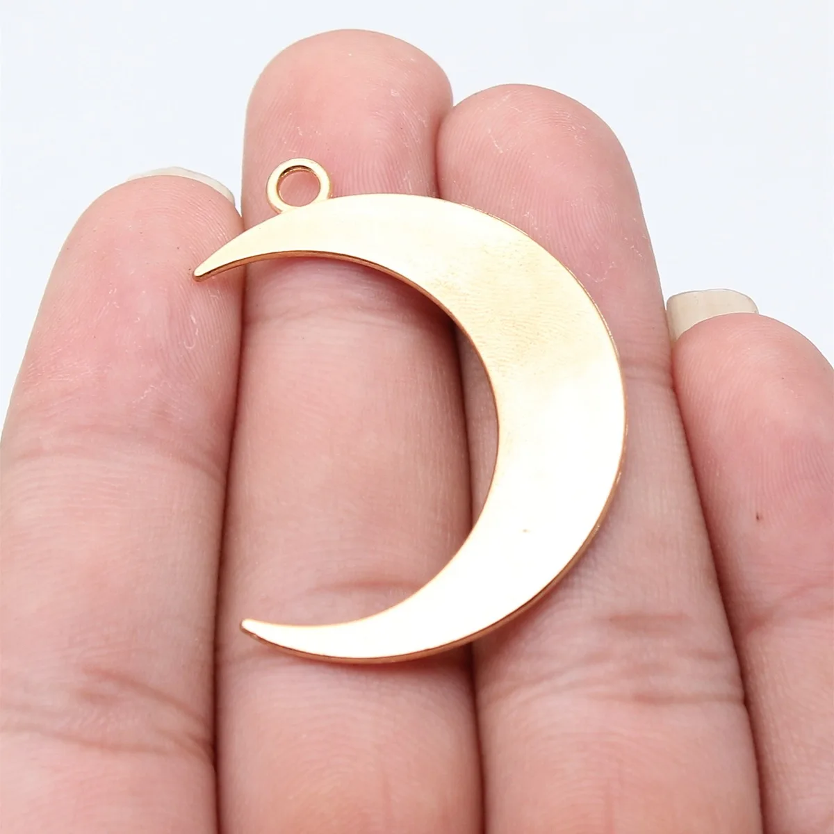 4pcs Crescent Moon Charms for DIY Jewellery Making