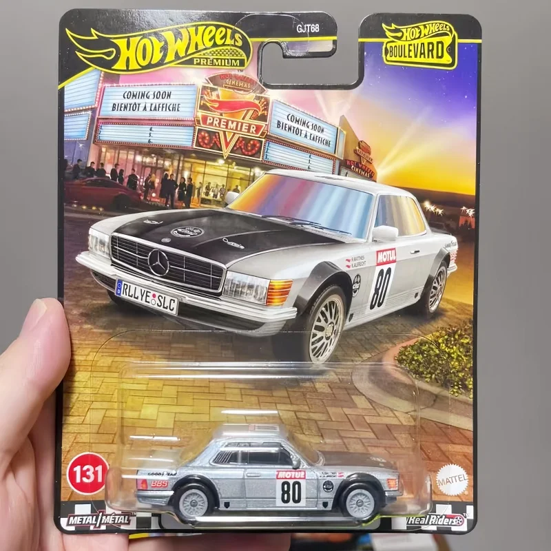 

Новая оригинальная модель автомобиля Hot Wheels 2025 года Gjt68 Boulevard 27 серии Benz 500 Slc Mitsubishi Nissan Collection, модель автомобиля из сплава, подарки