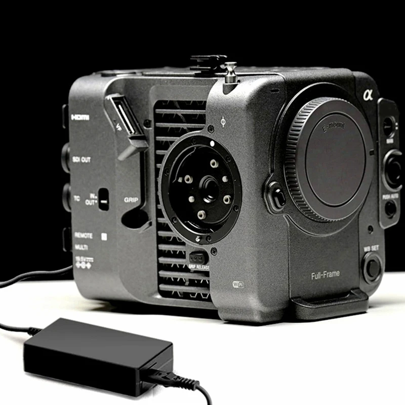 19.5 فولت محول الطاقة التيار المتناوب كاميرا مصدر طاقة خارجي لتسجيل البث المباشر لكاميرات سوني PXW-FX6/PXW-FX9 الولايات المتحدة التوصيل