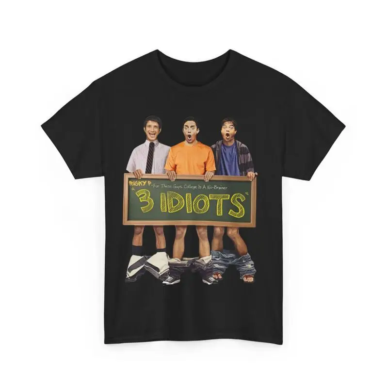 3 Idiots Aamir Khan Bollywood 2 T shirt By Ricky P Heavy Cotton