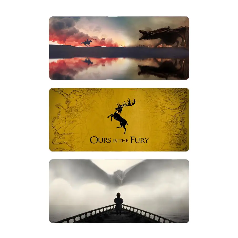 drama fantasy G-Game of Thrones Mouse Pad Mousepad Large Gaming LockEdge Thickened PC Table Desk Mat