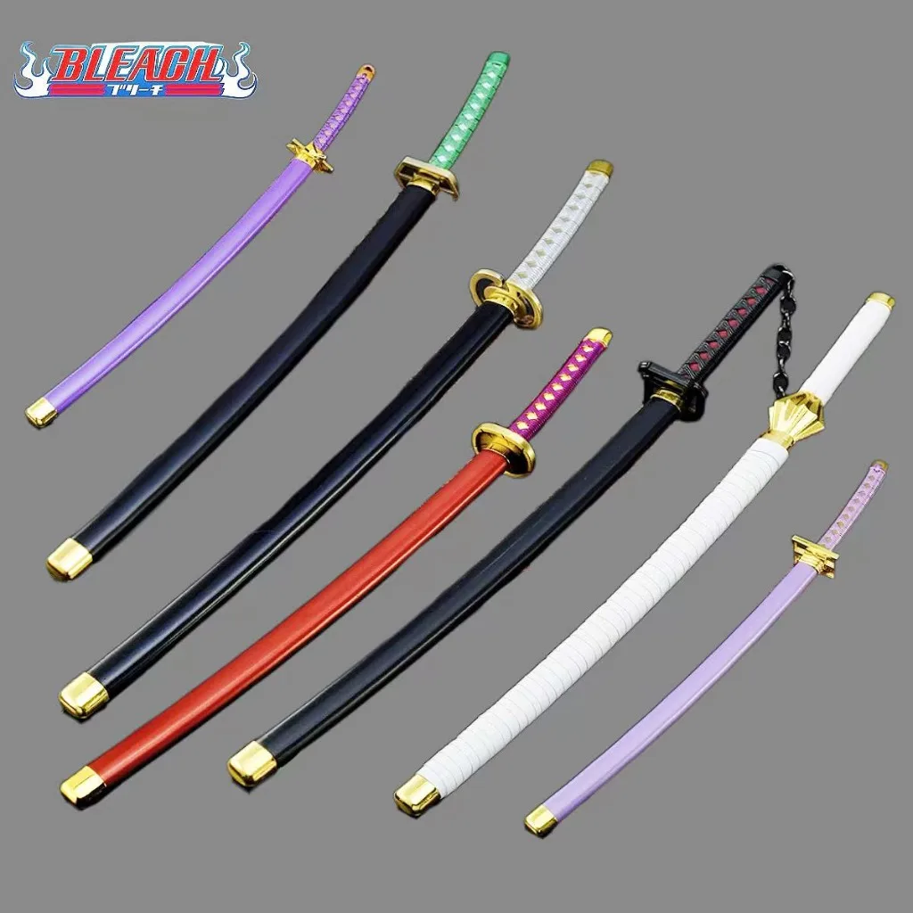 

10-дюймовая (26 см) модель катаны Блича из сплава, брелок, безопасная реплика аниме-оружия, коллекционный подарок, реквизит для косплея