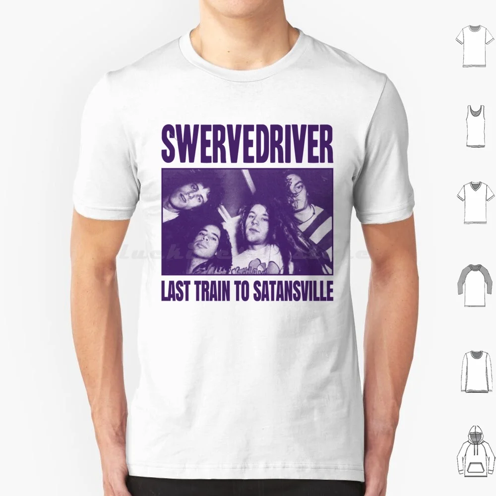 Swervedriver / / Last Train To Satansville T Shirt Big Size 100% Cotton Jesus And Mary Chain The Jesus And Mary Chain Shoegaze