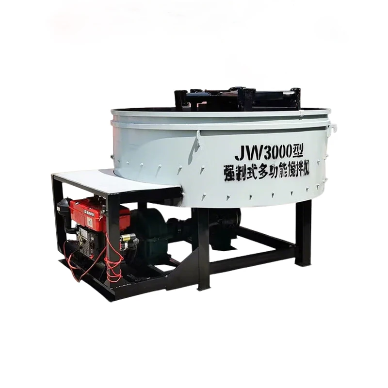 High Efficiency Flat Mouth Cement Mixer 18KW Motor 4M/H 800L Charging Capacity 3-Year Warranty For Construction Manual