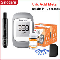 Sinocare UA-I Uric Acid Monitor with Lancet or Test Strips Household Uric Acid Meter for Gout Tester result in 10s