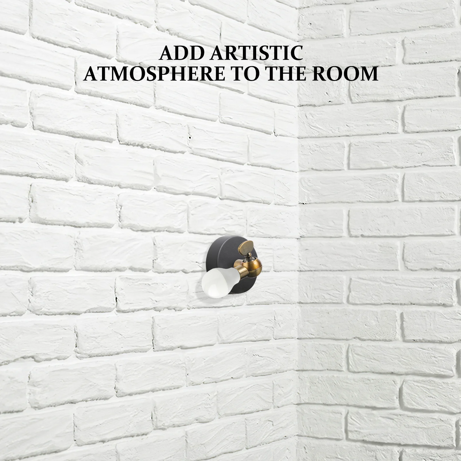 

Wall Sconce Arm Adapter Rotating Metal Connector Flexible Light Arm Mount Lighting Fixture Accessory for Workspace Reading