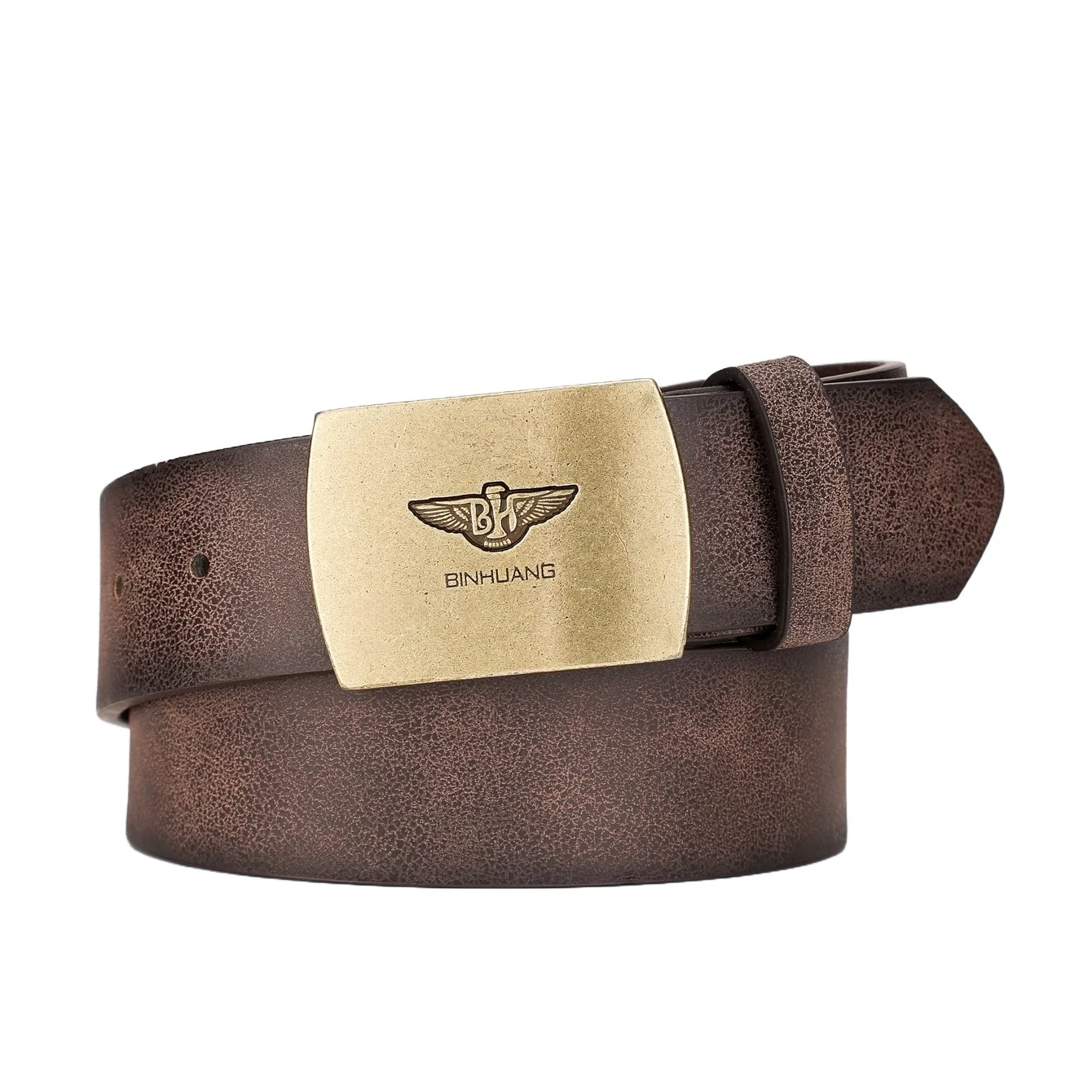 1 Piece Retro Western-Style Belt with Metal Buckle, Made of PU Material, the Same Design for Both Men and Women, Belt