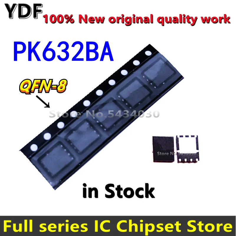 (5-10pcs) 100% New PK632BA QFN-8 Chipset