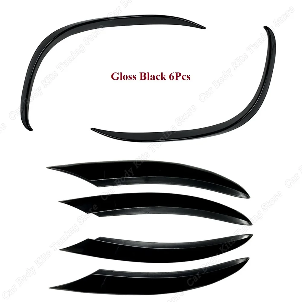 Für Mercedes C-Klasse Frontstoßstange Spoiler Splitter Lufteinlass Grille Trim Abdeckung W205 S205 A205 C205 C200 C220d C300 2018-2021 – Detail 12