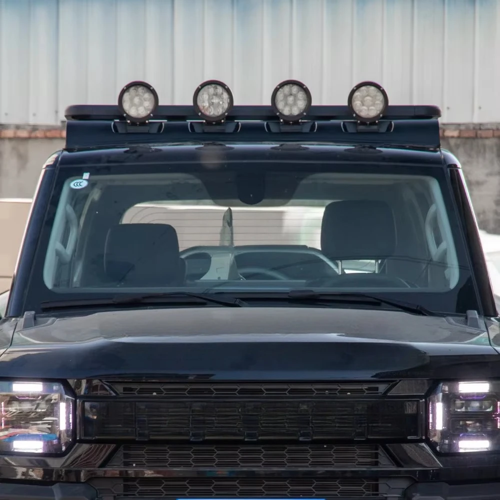 

Автозапчасти для Jetour T2, комплект кузова, светодиоды, верхний светильник автомобиля, светильник на крыше, аксессуары для модификации автомобиля, прожектор на крышу