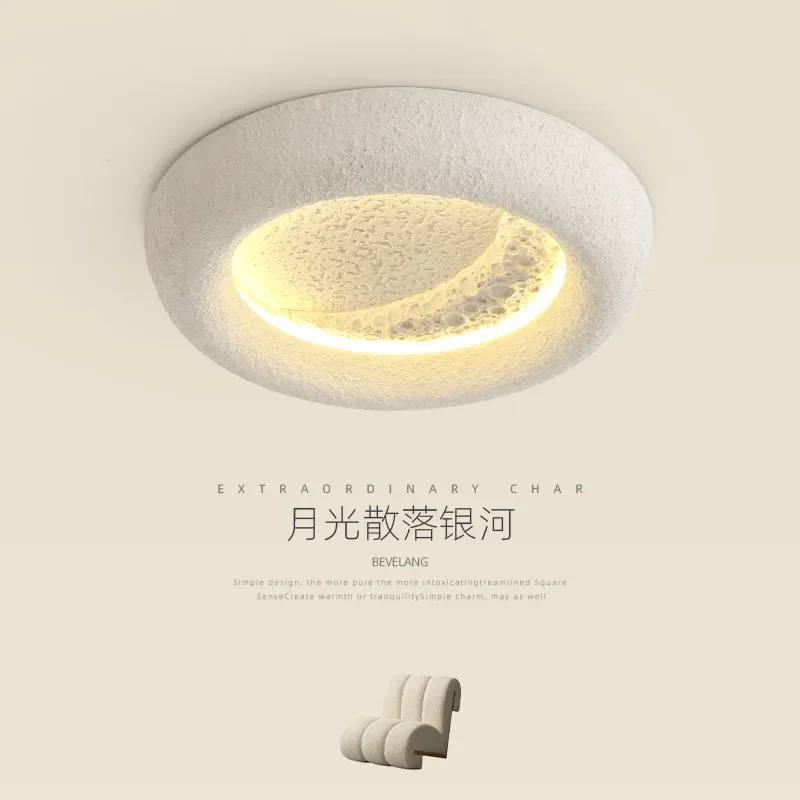 

Modern Creative Moon ceiling Lamp Cream style ceiling Lamp for Bedroom living room corridor Children's room Cute ceiling light