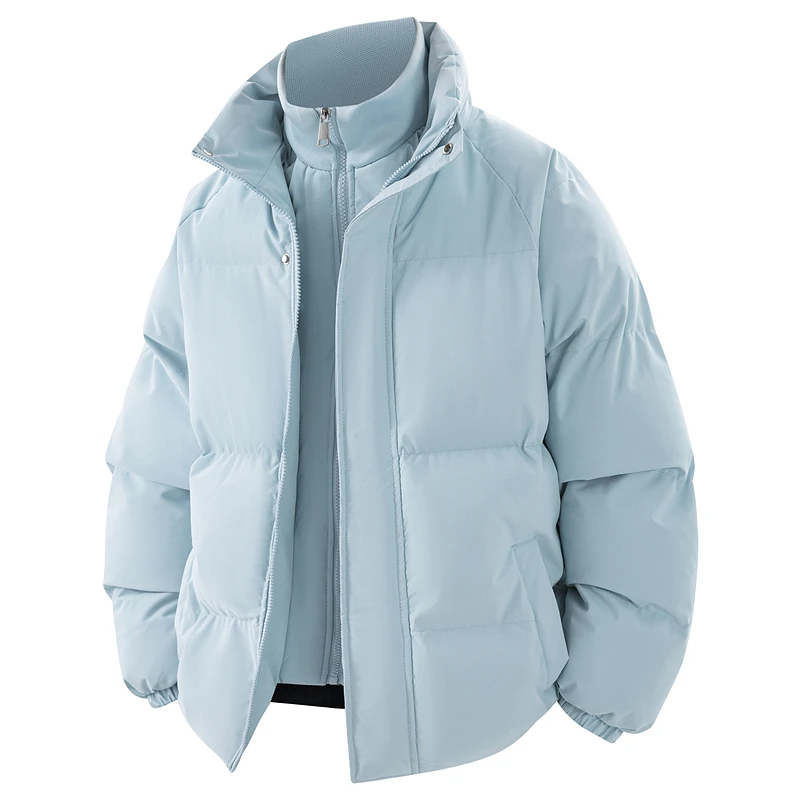 

Thickened Casual Windproof Coat Warm Winter Clothes For Men Long-Sleeve Cotton Coat Loose Fitting Plus Size Cotton Padded Jacket