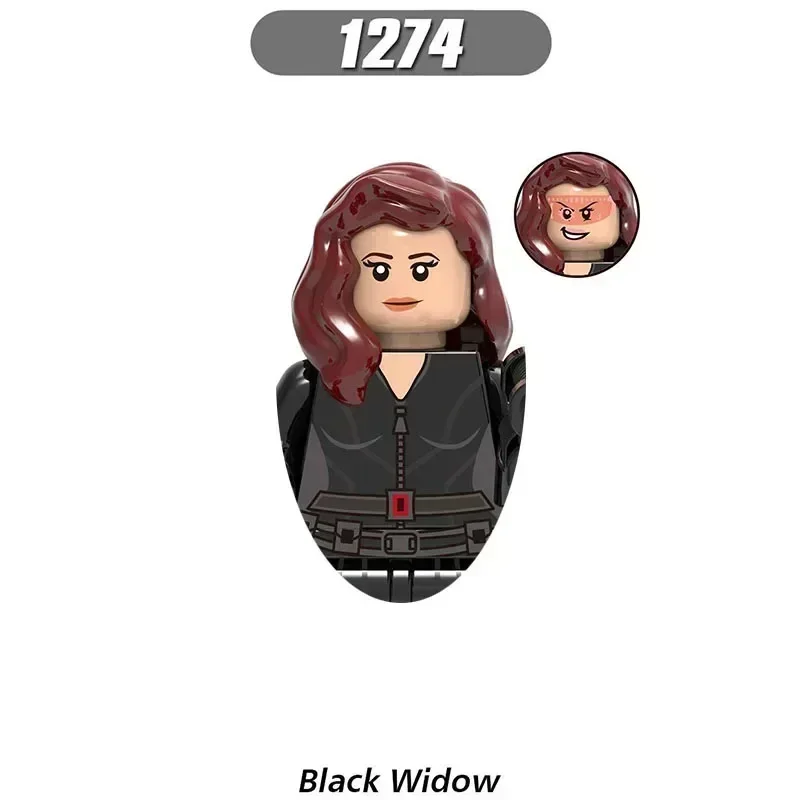 X0259 XH1269 The Avengers Black Widow Thor Captain America Heroes Bricks Cartoon Character building block Boy Birthday Present