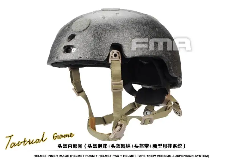 FMA Memory Foam Protective Pad & Suspension Liner For Ballistic Helmet M/L L/X