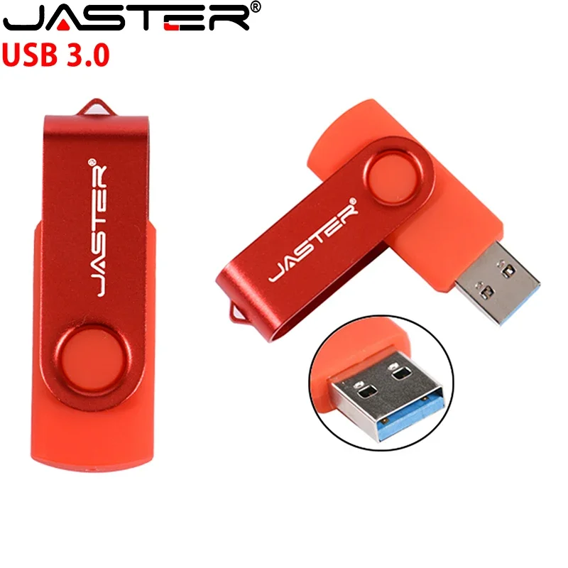 Rotatable Metal USB 3.0 Flash Drives 128GB Pen Drive 64GB Memory Stick 32GB Real Capacity USB Stick 16GB 8GB 4GB for Computer