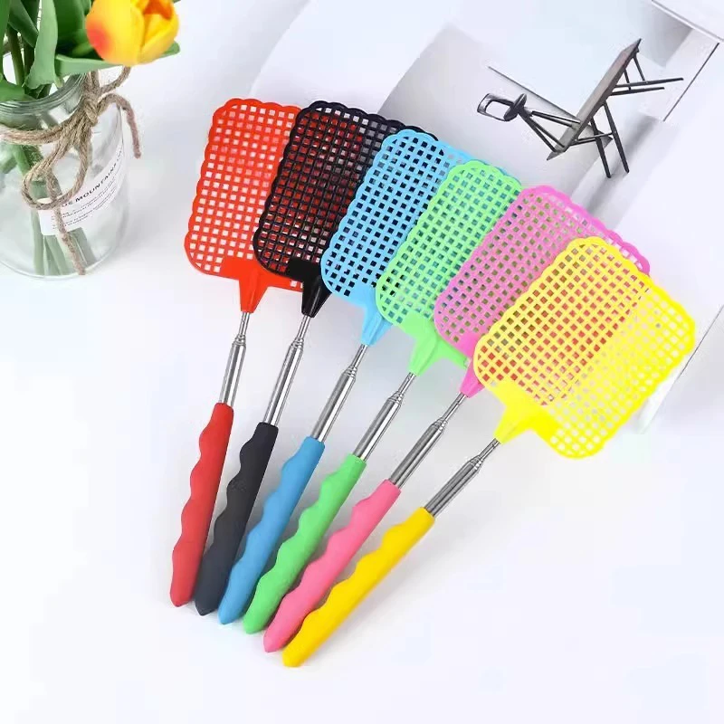 

Multifunctional Mini Home Retractable Fly Swatter Non-slip Handle Summer Mosquito Swatter Extendable Fly Swatter Insect Swat