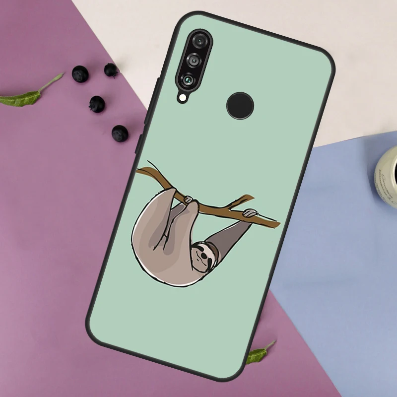 Sloth Stack Case For Huawei Nova 3i 8i 11i Y90 Y70 Y60 Y61 Nova 5T 9 10 SE P40 P30 Lite Mate 60 P60 Pro